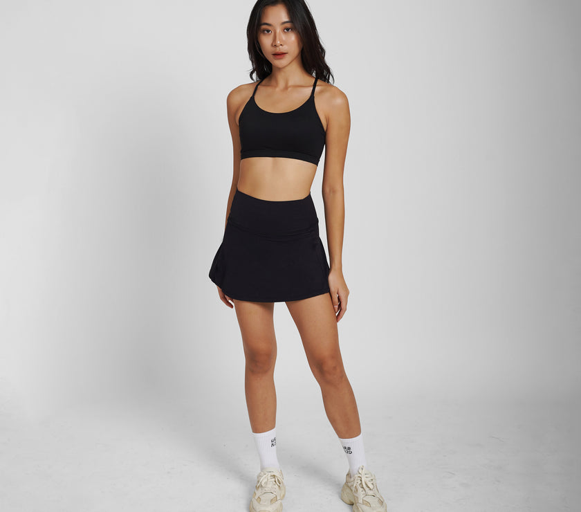 Serve Pleated Skirt - Black - Urbanized Co. S