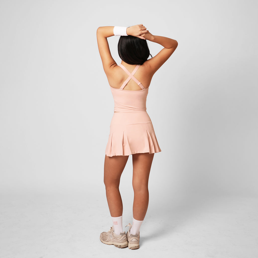 Serve Pleated Skirt - Bloom
