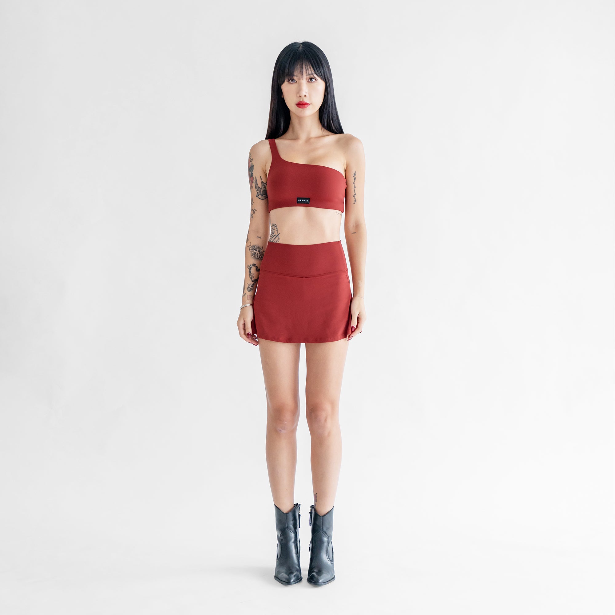 Serve Pleated Skirt - Cherry - Urbanized Co. S