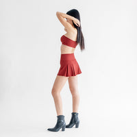 Serve Pleated Skirt - Cherry - Urbanized Co. S