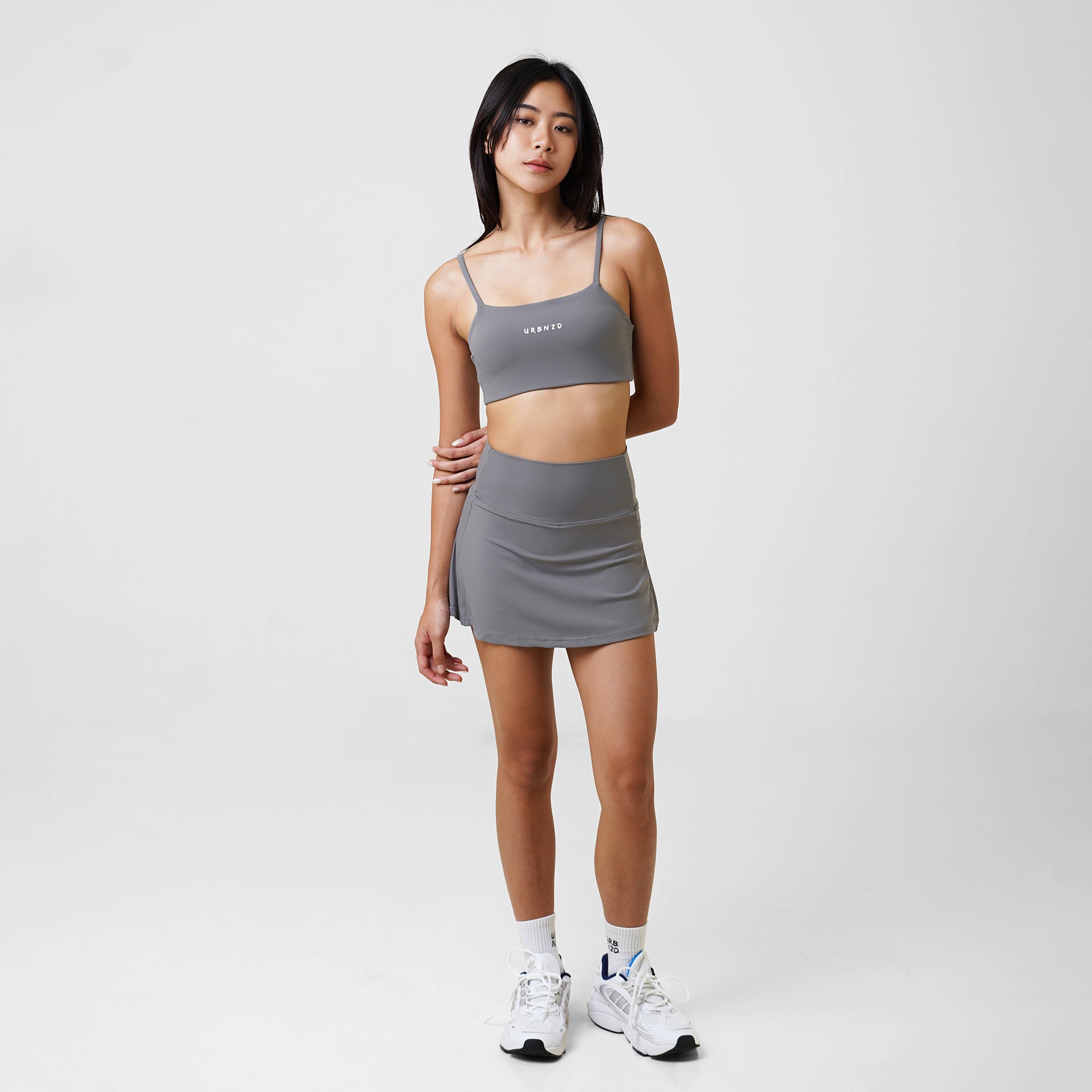 Serve Pleated Skirt - Heather - Urbanized Co. S