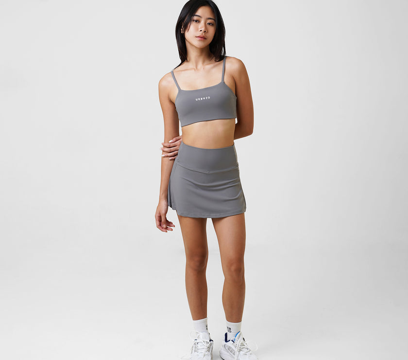 Serve Pleated Skirt - Heather - Urbanized Co. S