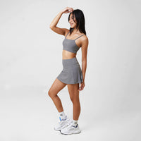 Serve Pleated Skirt - Heather - Urbanized Co. S