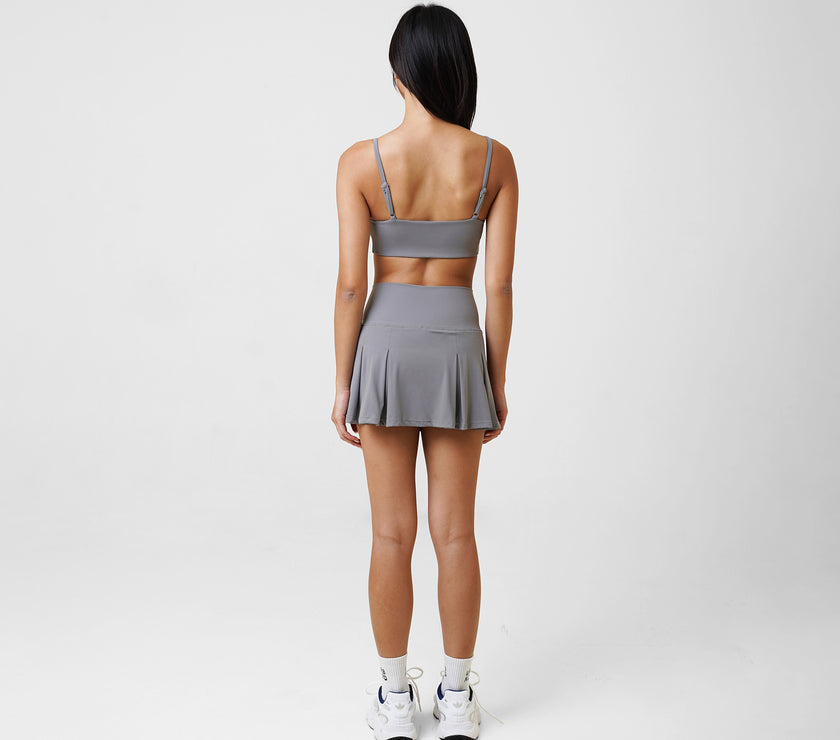 Serve Pleated Skirt - Heather - Urbanized Co. S