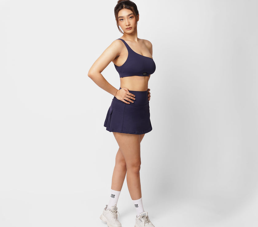 Serve Pleated Skirt - Midnight