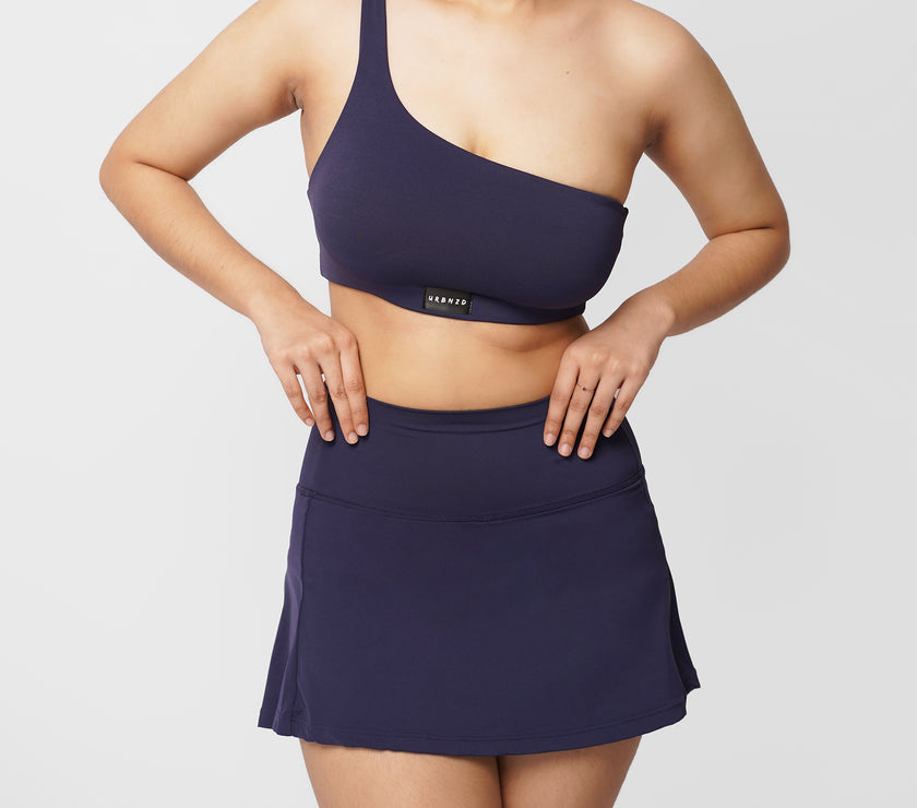 Serve Pleated Skirt - Midnight