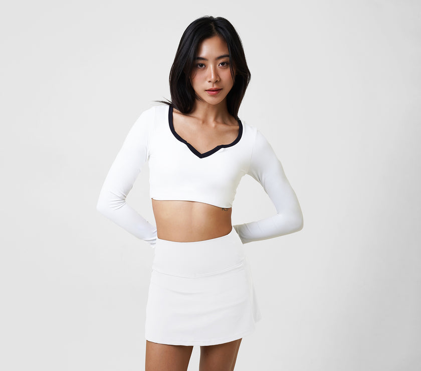 Serve Pleated Skirt - White - Urbanized Co. S