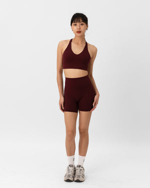 Adapt Highrise Biker Shorts (5") - Rouge