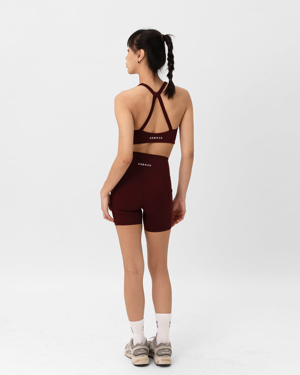 Adapt Highrise Biker Shorts (5") - Rouge