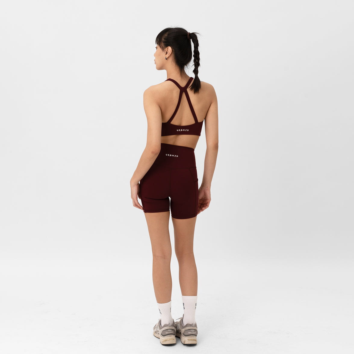 Adapt Highrise Biker Shorts (5") - Rouge