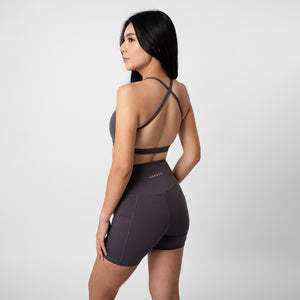 Adapt Highrise Biker Shorts (5") - Storm