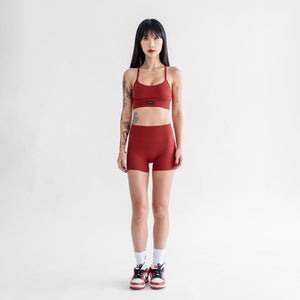 Booty Shorts (4") - Cherry - Urbanized Co. S