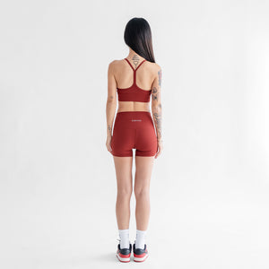 Booty Shorts (4") - Cherry - Urbanized Co. S