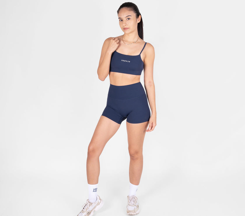 BACKORDER: Booty Shorts (4") - Urbanized Co. Midnight / S