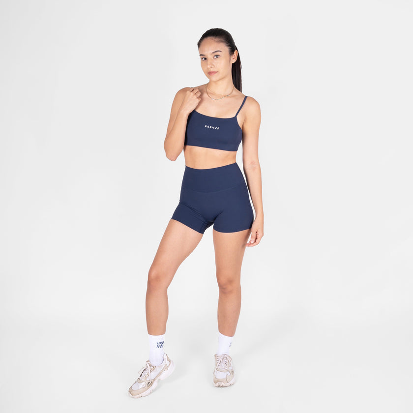BACKORDER: Booty Shorts (4") - Urbanized Co. Midnight / S