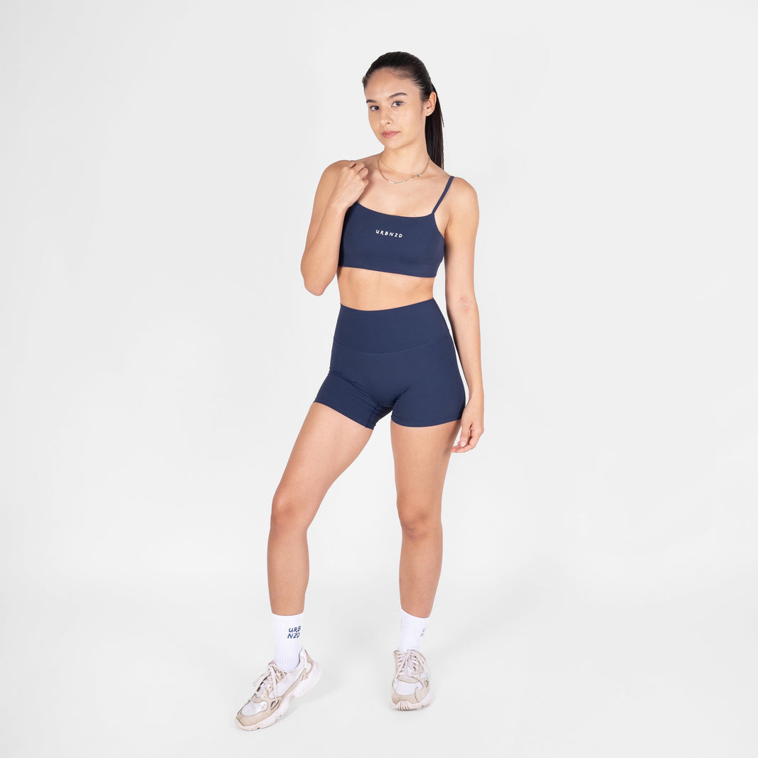 BACKORDER: Booty Shorts (4") - Urbanized Co. Midnight / S