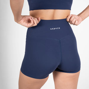 BACKORDER: Booty Shorts (4") - Urbanized Co. Midnight / S