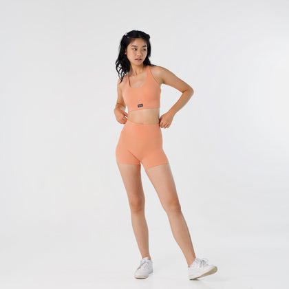 Booty Shorts (4") - Peach - Urbanized Co. S