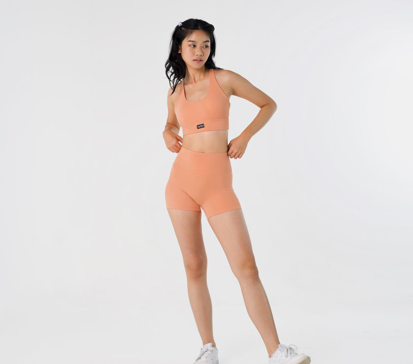 Booty Shorts (4") - Peach - Urbanized Co. S