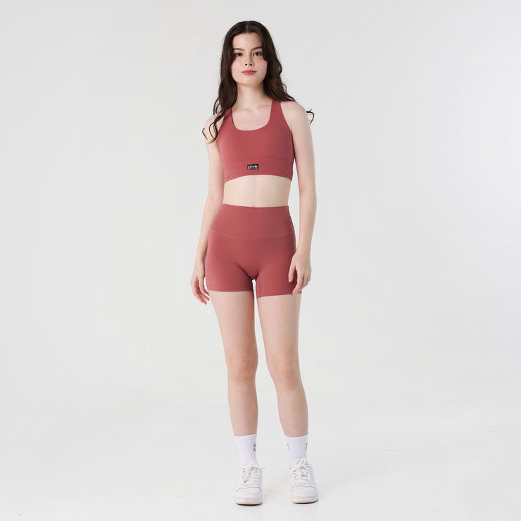 Booty Shorts (4") - Sangria - Urbanized Co. S