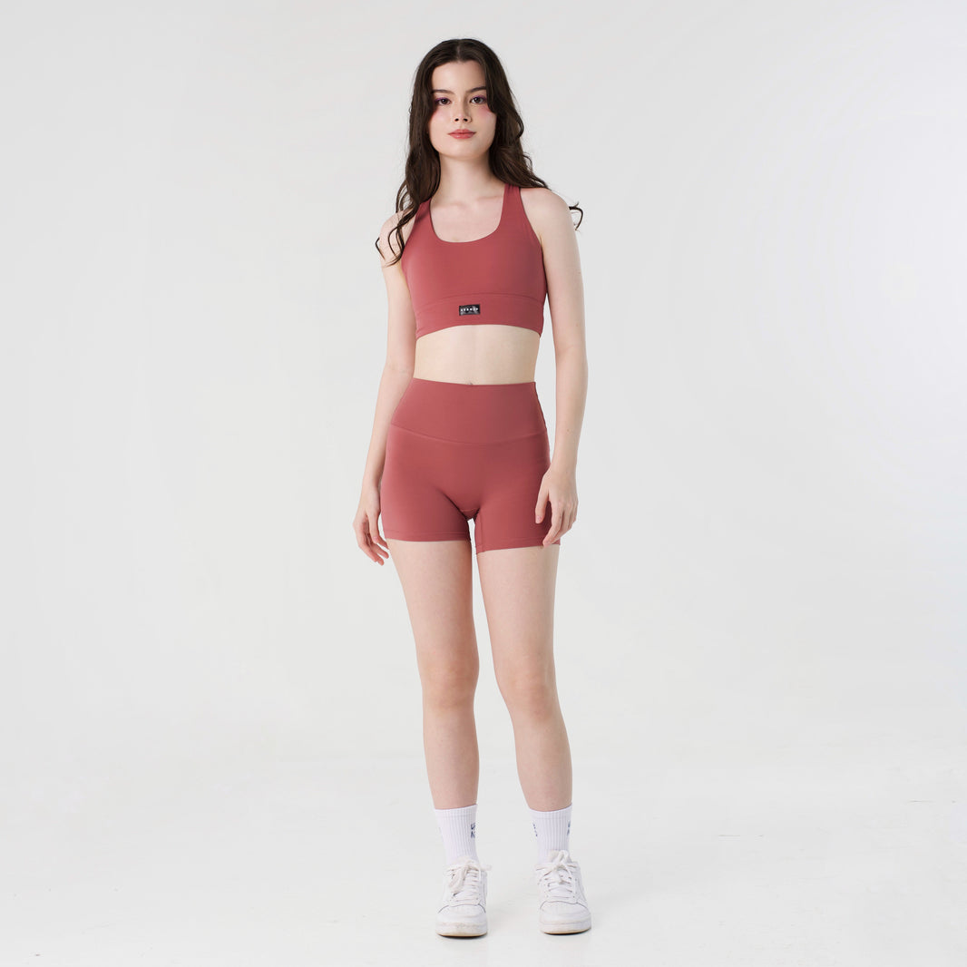 Booty Shorts (4") - Sangria - Urbanized Co. S