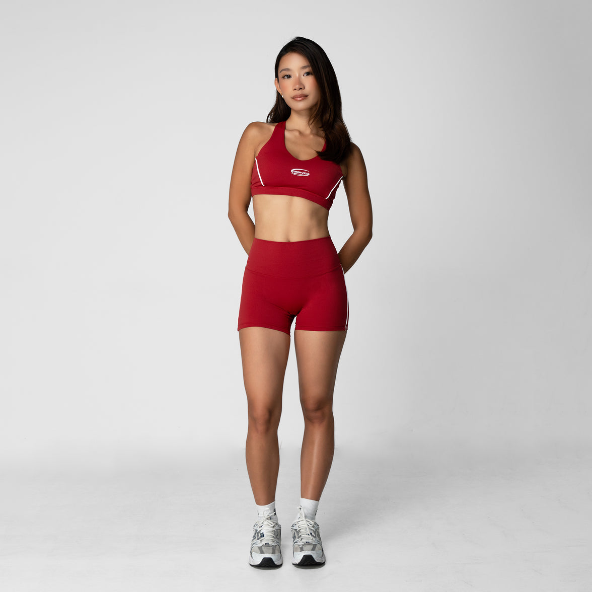 Booty Stripe Shorts (4") - Spice