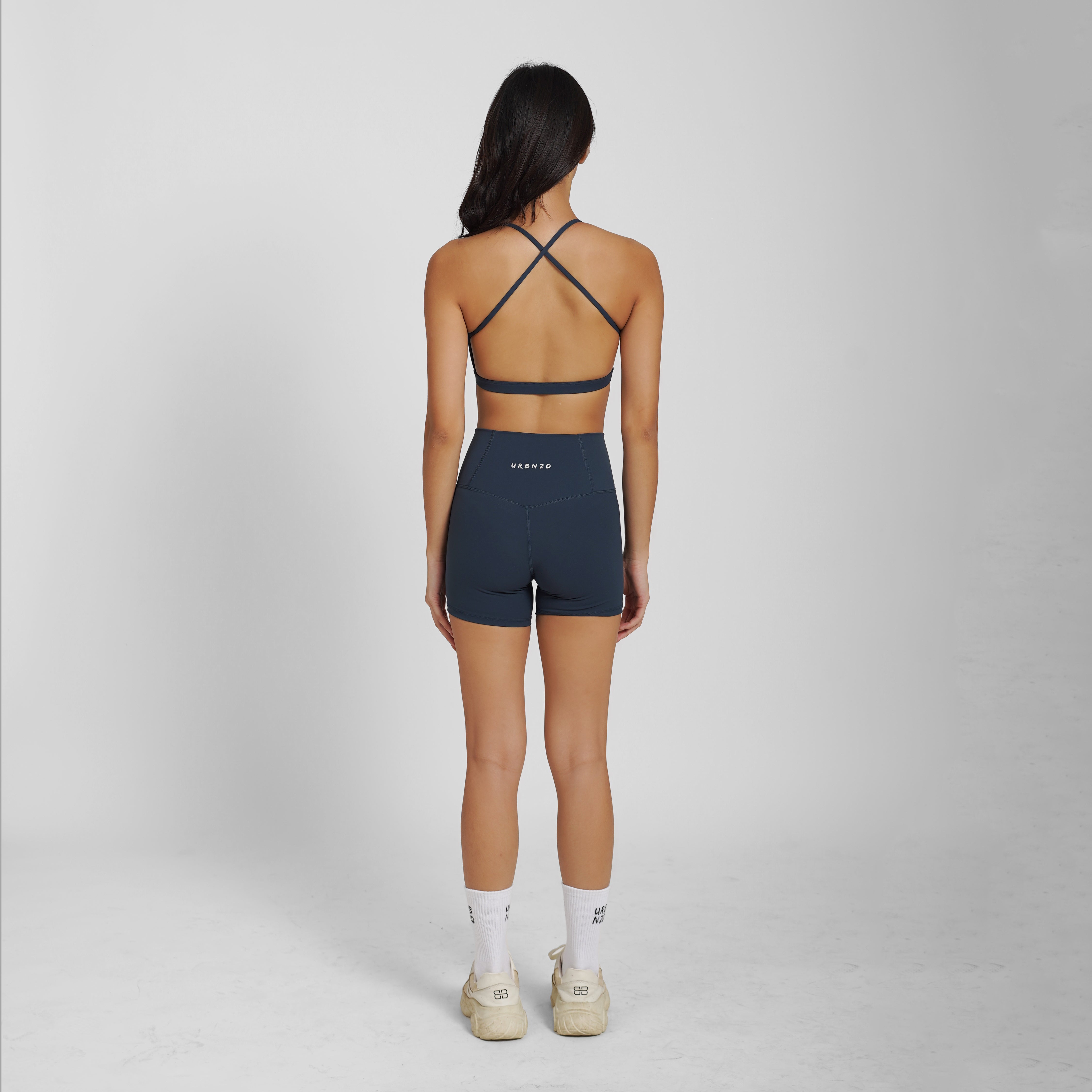 Crossover Booty Shorts (4") - Oxford - Urbanized Co. S