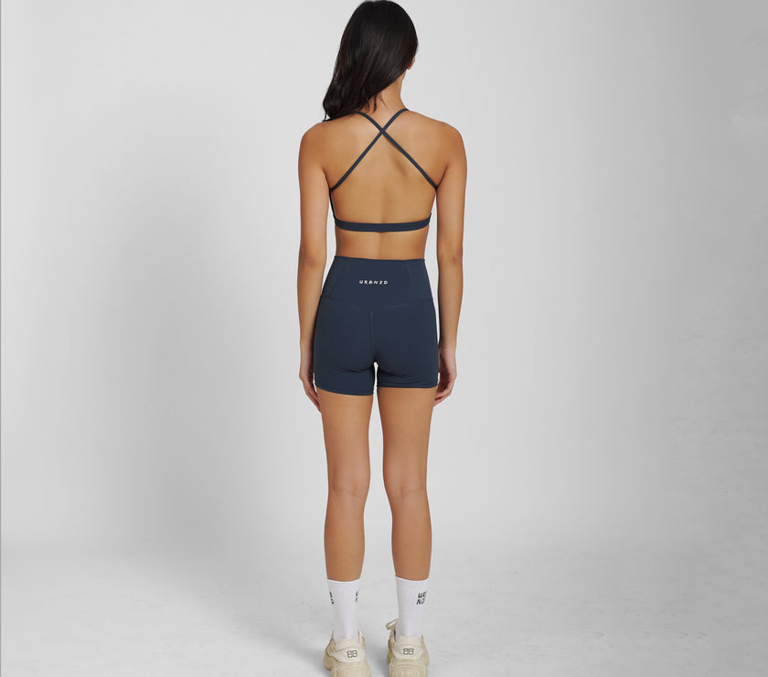 Crossover Booty Shorts (4") - Oxford - Urbanized Co. S