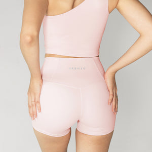 Crossover Booty Shorts (4") - Blush - Urbanized Co. S