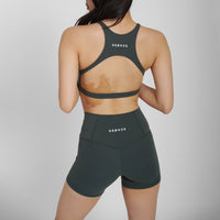 Crossover Booty Shorts (4") - Pine - Urbanized Co. S