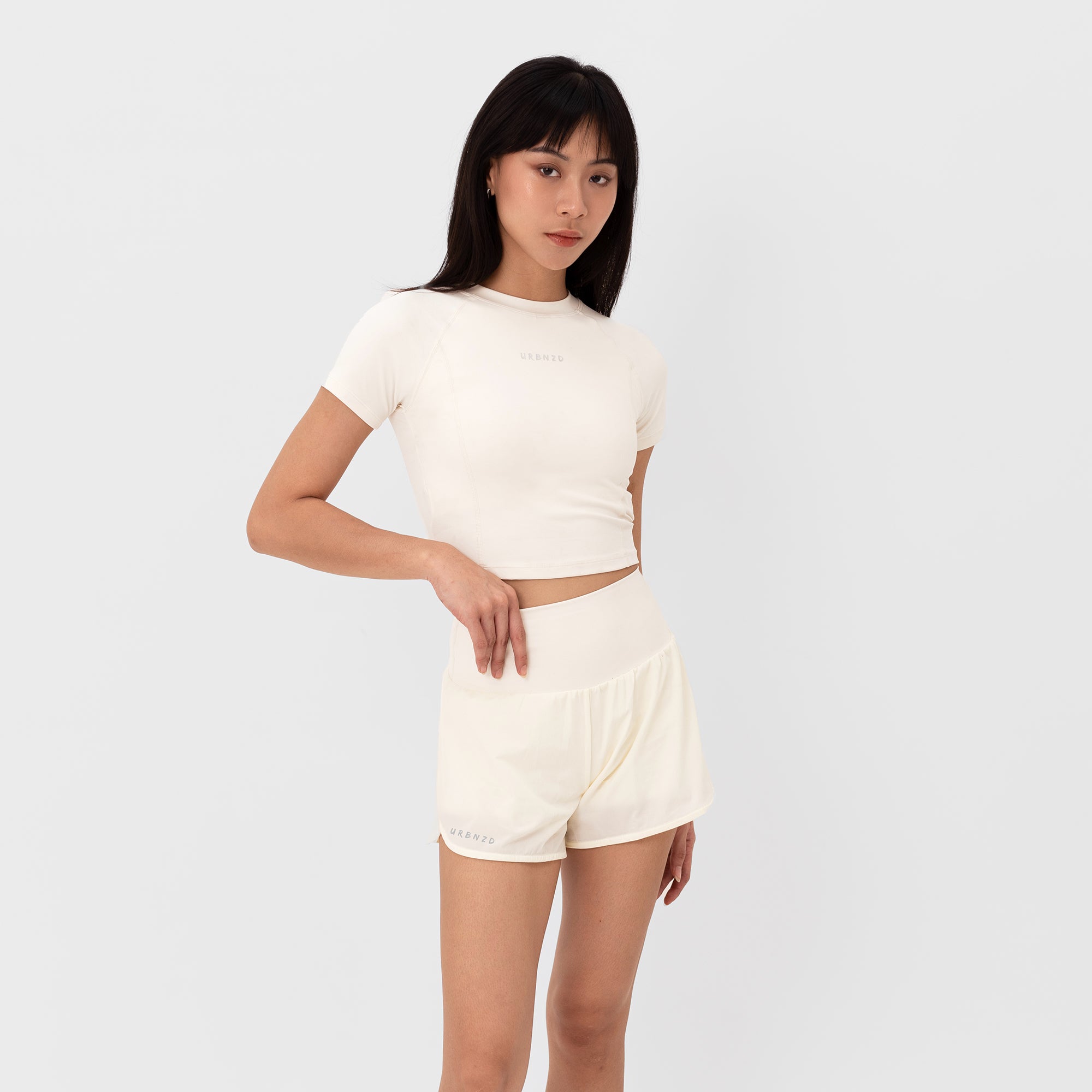 Varsity Sculpt Bra Top - Milk