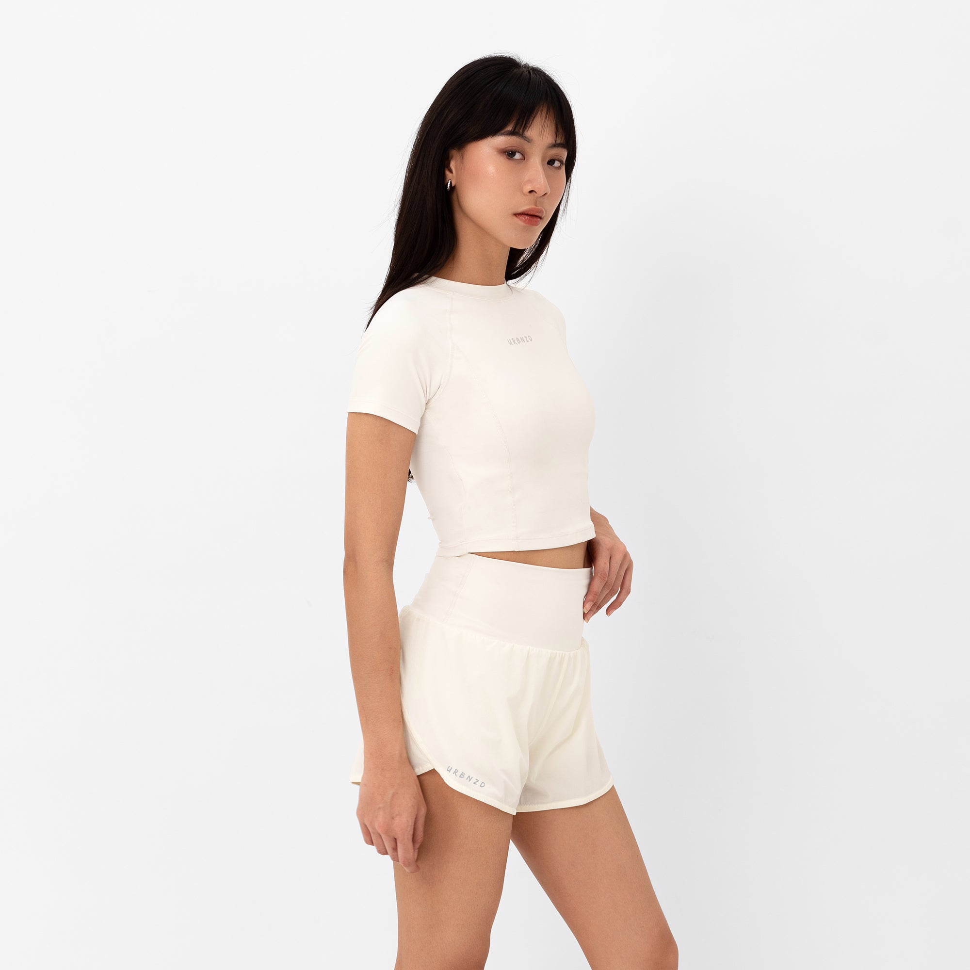 Varsity Sculpt Bra Top - Milk