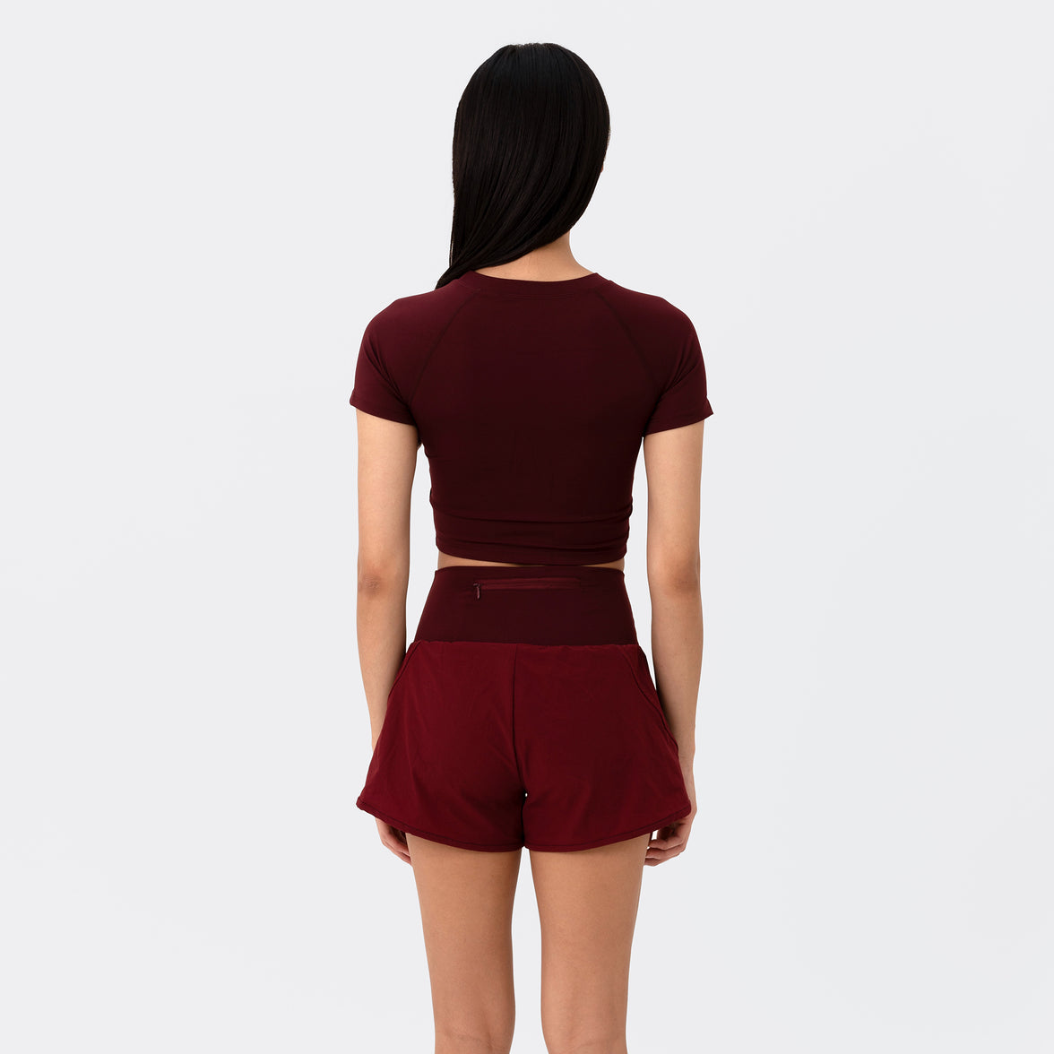 Varsity Sculpt Bra Top - Rouge