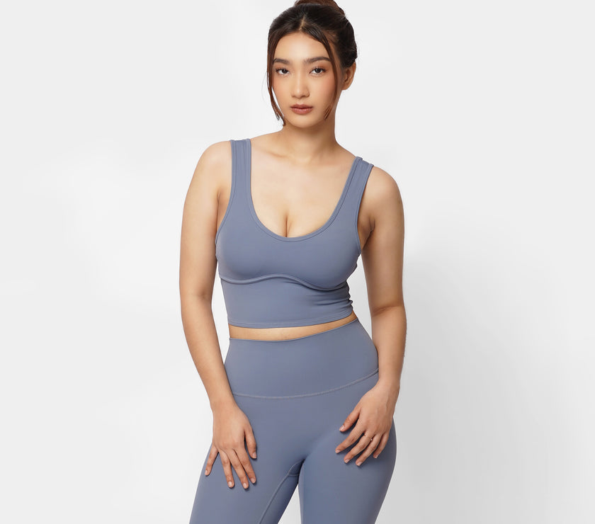 Form Longline Bra - Haze