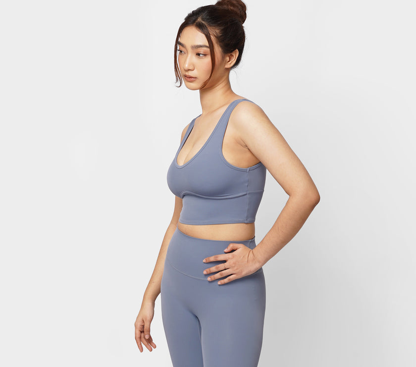 Form Longline Bra - Haze