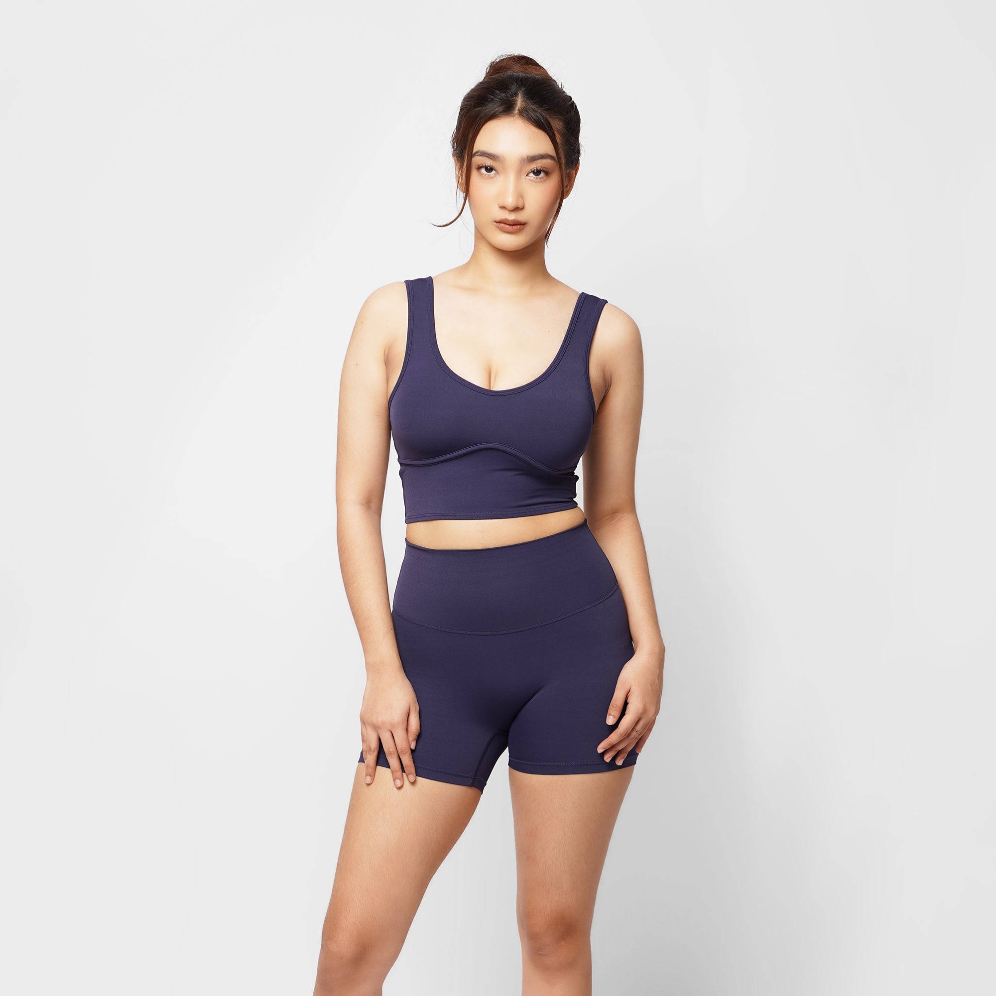 Form Longline Bra - Midnight