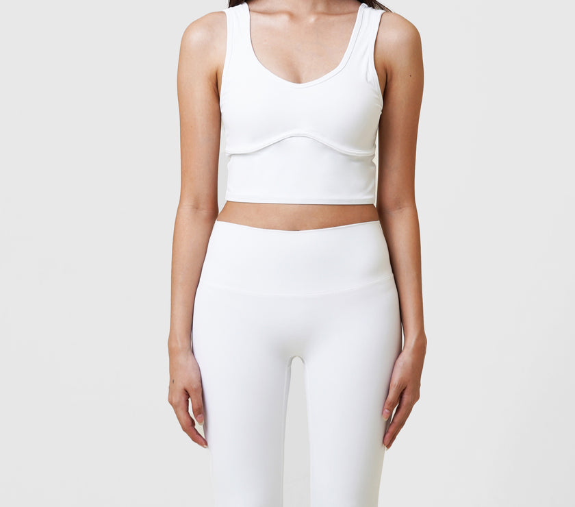 Form Longline Bra - White - Urbanized Co. S