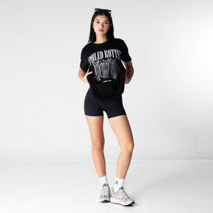 Spoiled Rotten Cat Oversized Tee - Black - Urbanized Co. S