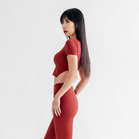 Summit Crop Top - Cherry - Urbanized Co. S