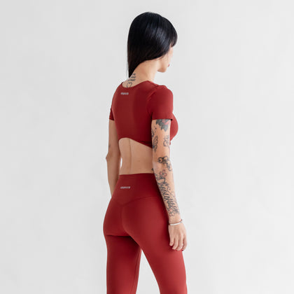 Summit Crop Top - Cherry - Urbanized Co. S