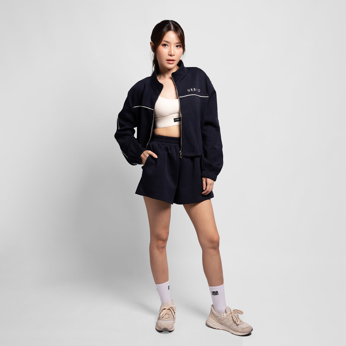 Urbnzd Classic Slack Shorts - Navy