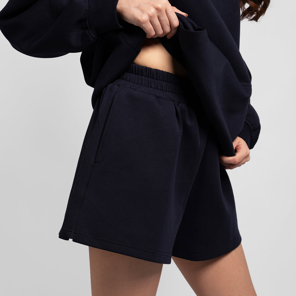 Urbnzd Classic Slack Shorts - Navy