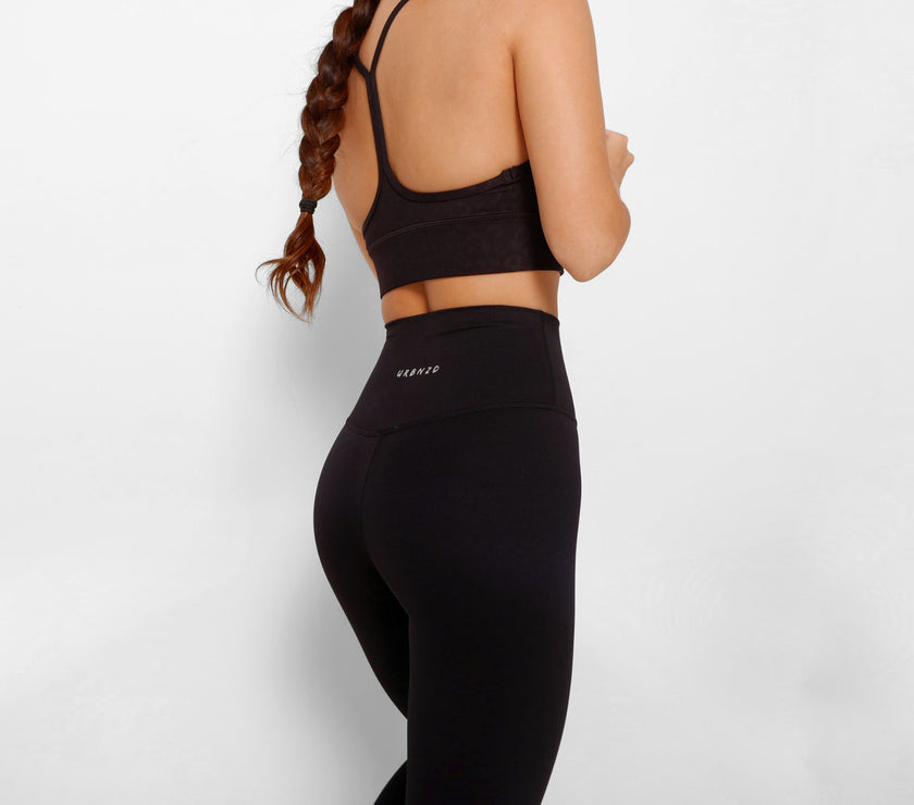 Revitalise 7/8 Highrise Leggings - Black - Urbanized Co. S