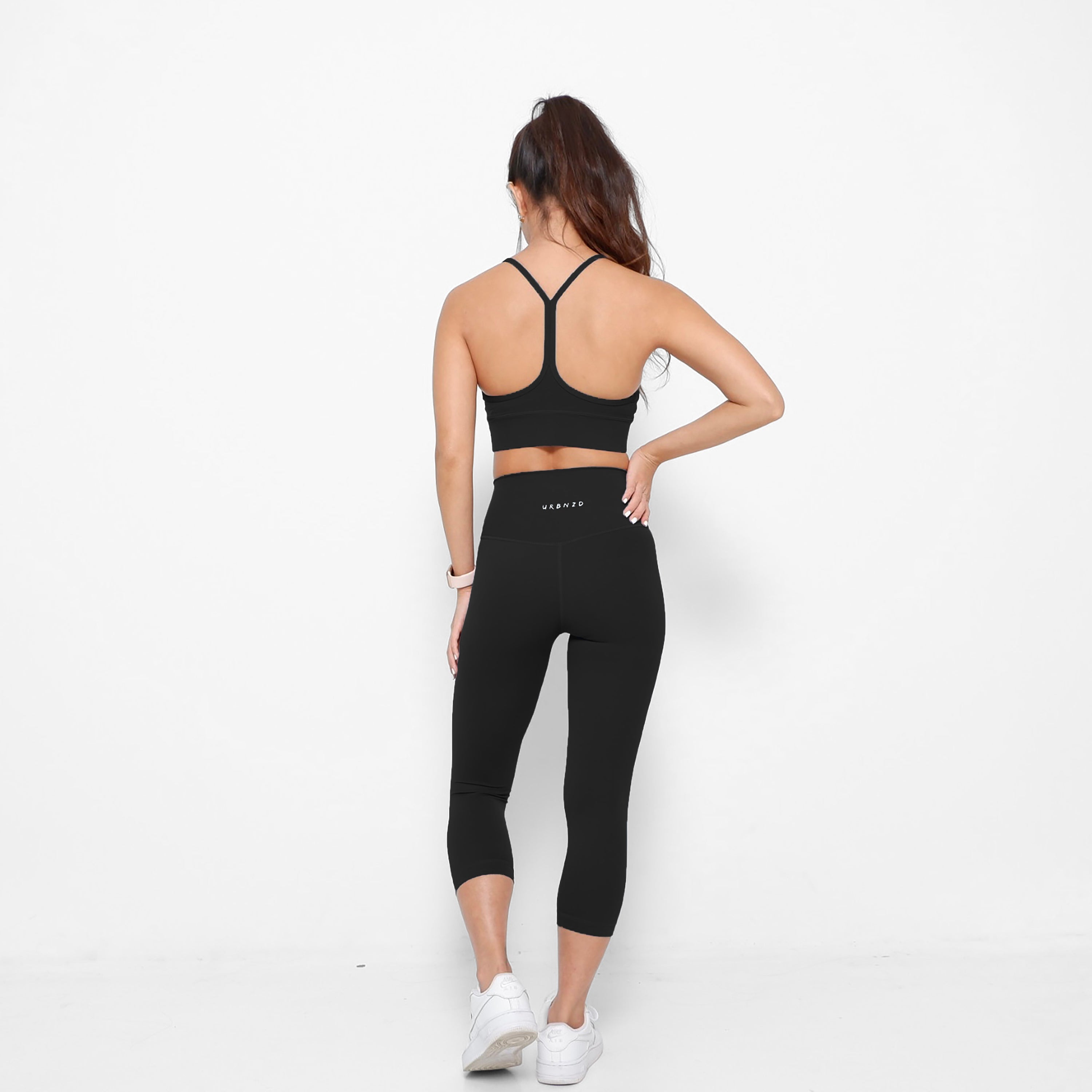 Revitalise 7/8 Highrise Leggings - Black - Urbanized Co. S