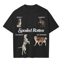 Spoiled Rotten Dog Oversized Tee - Black - Urbanized Co. S