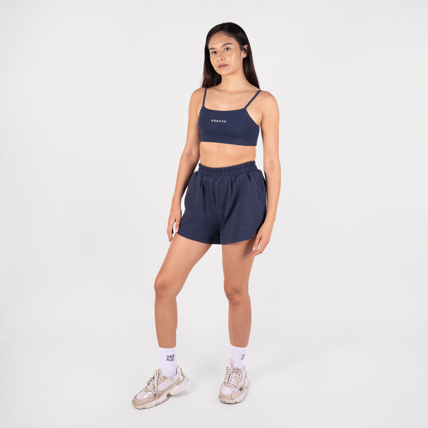 Relaxed Cotton Shorts - Midnight - Urbanized Co. S