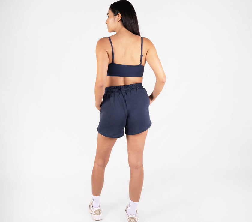 Relaxed Cotton Shorts - Midnight - Urbanized Co. S