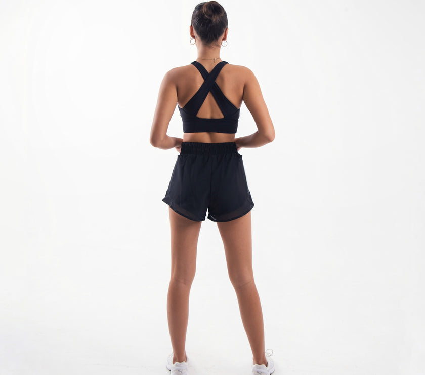 Athletica Running Dri-fit Shorts - Black - Urbanized Co. S