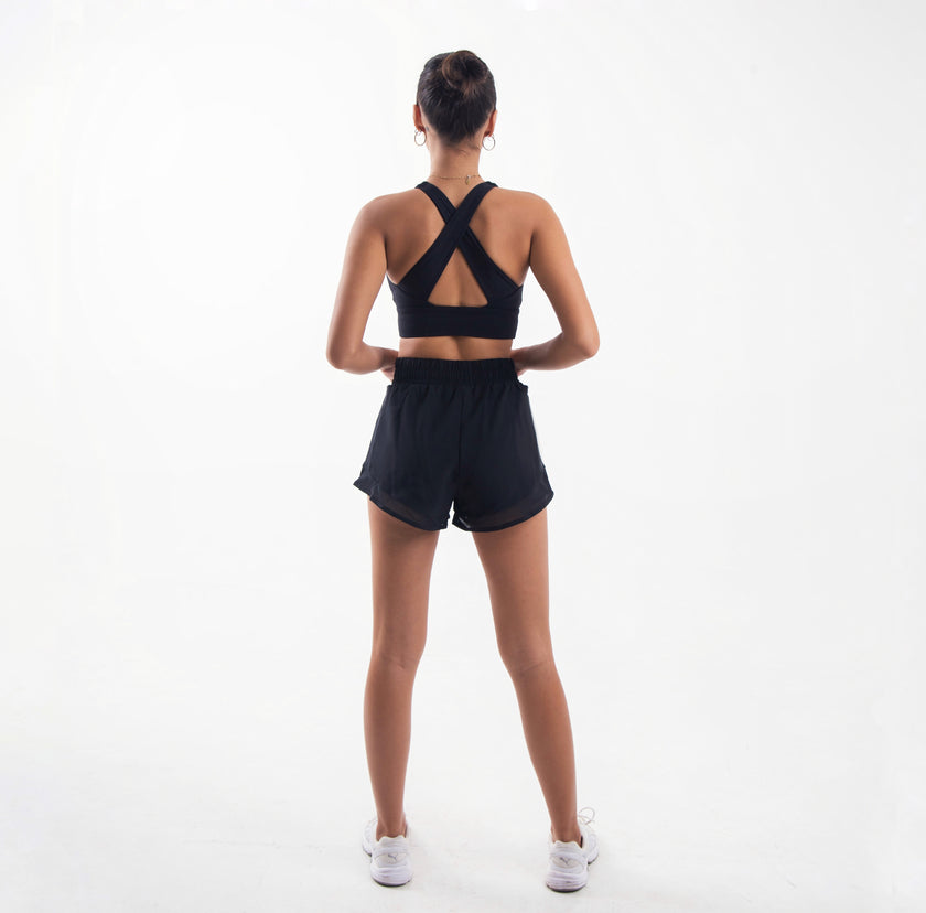 Athletica Running Dri-fit Shorts - Black - Urbanized Co. S