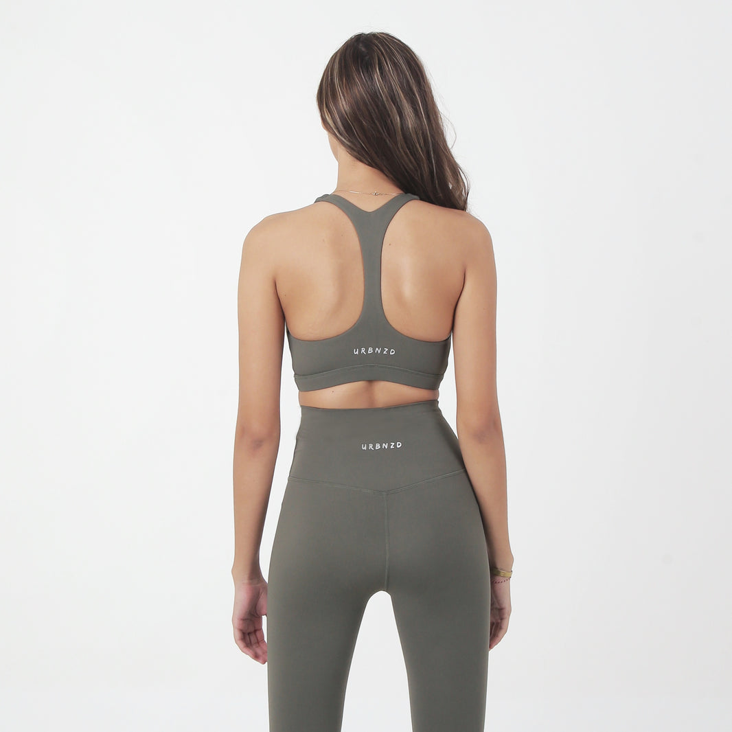 Rylie Racerback Bra - Forest - Urbanized Co. S